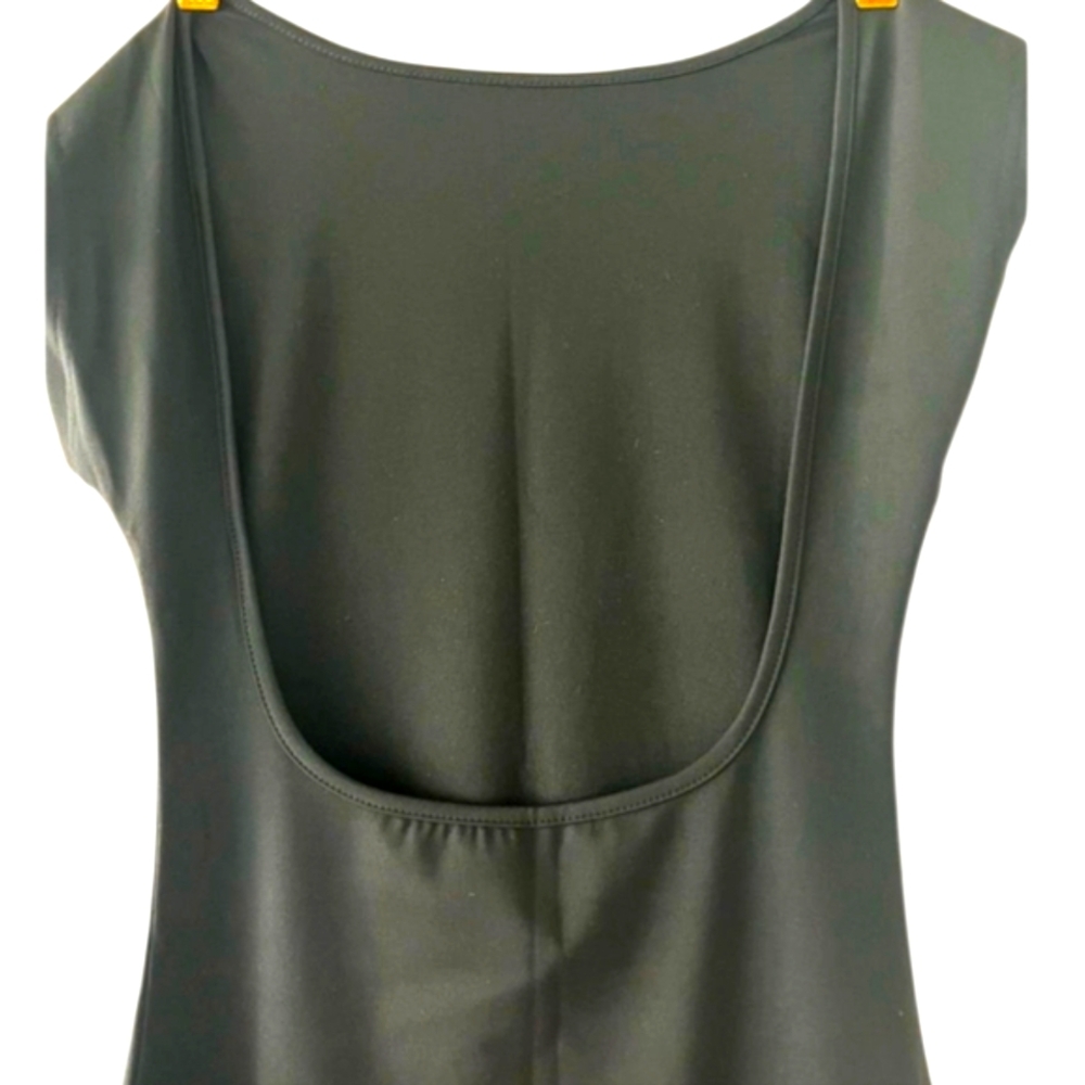 MICAS Backless Bodycon Midi Dress Black Cap Sleeve Size SM NWT - Picture 7 of 11